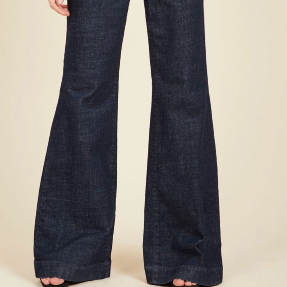 Wrangler for ModCloth “Whim” 8 long dark wash